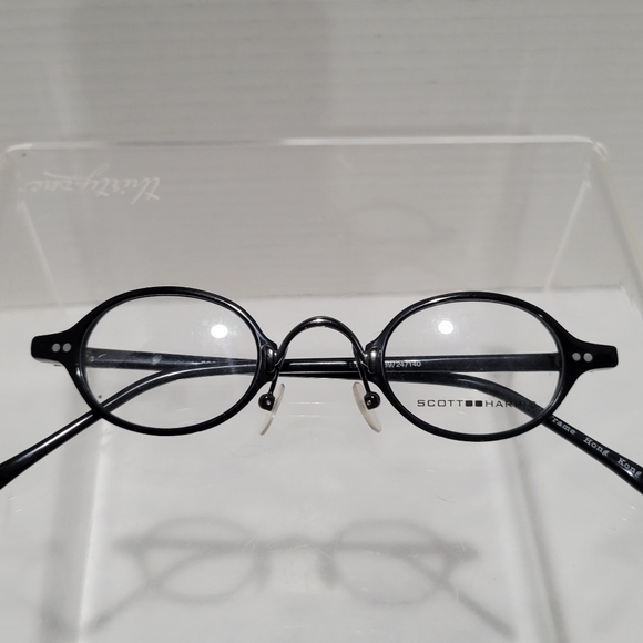 Scott Harris Europa 84 Preppy Unisex Small Oval Eyeglasses Frames 38-24- 140 New